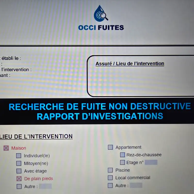 Entreprise en cas de dégâts des eaux à Tournefeuille 2 recherche fuite tournefeuille occi fuites